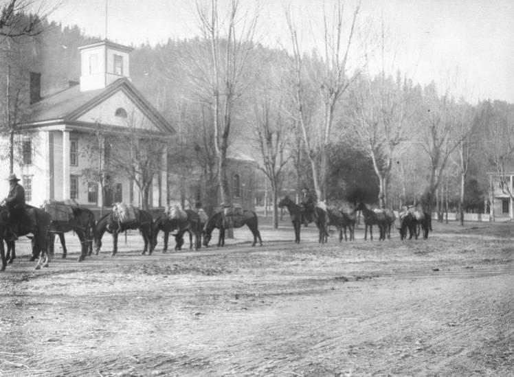 Plumas County Courthouse Packtrain (ca. 1900)